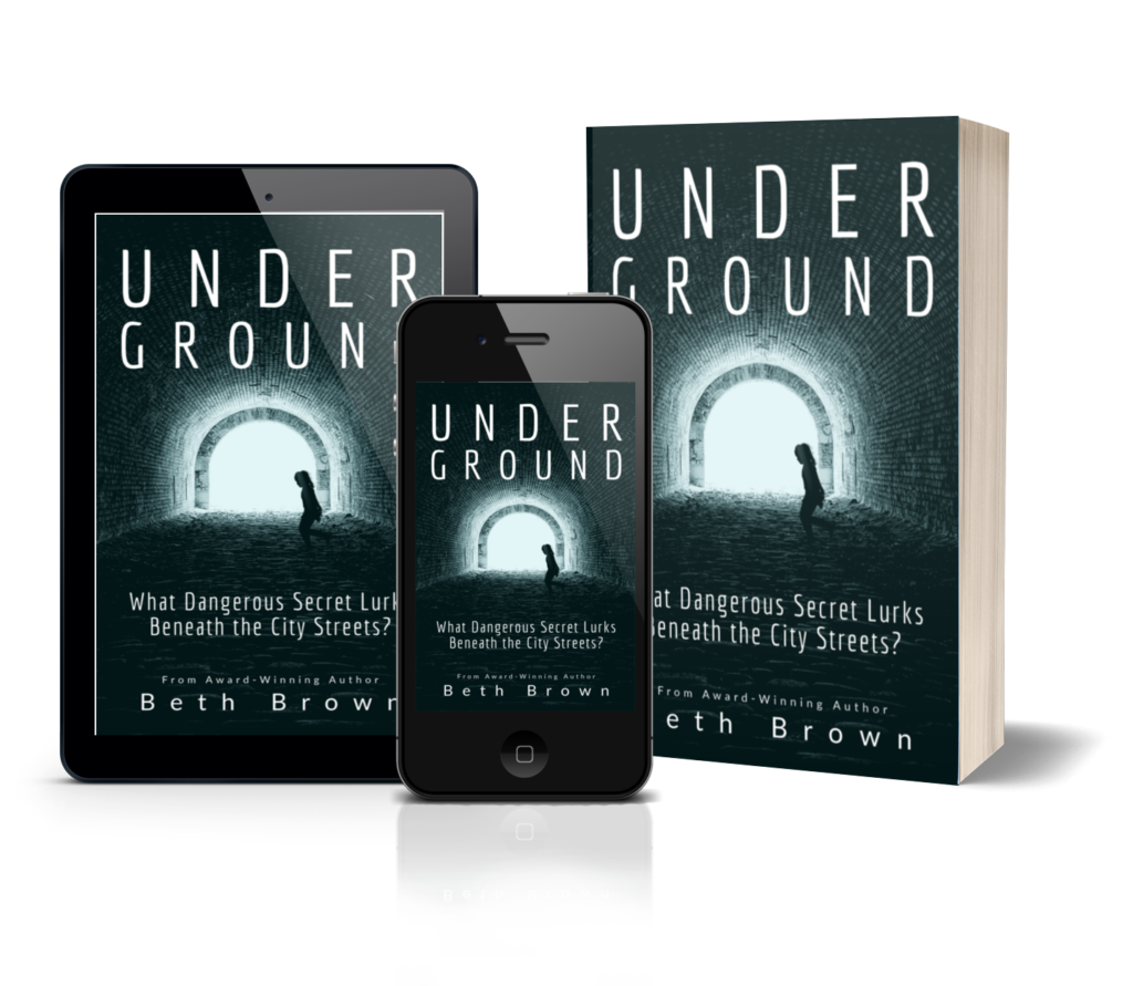 cover of Underground by Beth Brown about Richmond Virginia Church Hill neighborhood tunnels